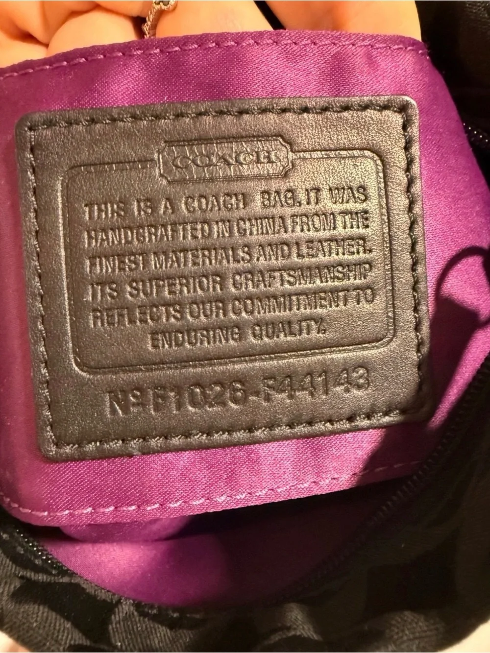 Coach shoulder bag